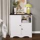 Sideboard Buffet Cabinet Display Space Storage Cupboard With Doors For Living Room