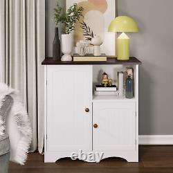 Sideboard Buffet Cabinet Display Space Storage Cupboard with Doors for Living Room
