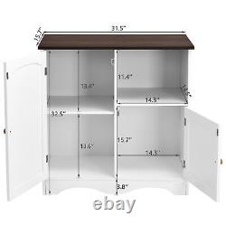 Sideboard Buffet Cabinet Display Space Storage Cupboard with Doors for Living Room