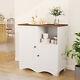 Sideboard Buffet Storage Cabinet Cupboard Display Cabinet With Adjustable Shelve