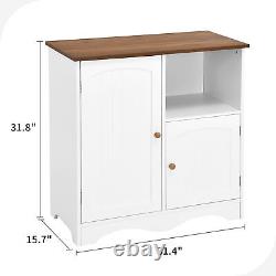 Sideboard Buffet Storage Cabinet Cupboard Display Cabinet with Adjustable Shelve
