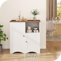 Sideboard Buffet Storage Cabinet Cupboard Display Cabinet with Adjustable Shelve