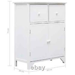Small Side Cabinet Retro Display Unit Modern Storage Furniture Doors Cupboard