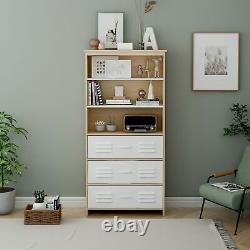 Storage Cabinet, Moline standard bookcase, 6-Shelf, Multipurpose Shelf Display Rack