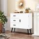 Storage Cabinet With 3 Drawers And 1door, Sideboard Cabinet With Adjustable Shelf