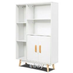 Storage Wood Display Bookcase Bookshelf Cabinet Cupboard TV Stand Room Shelf