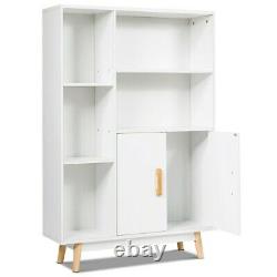 Storage Wood Display Bookcase Bookshelf Cabinet Cupboard TV Stand Room Shelf