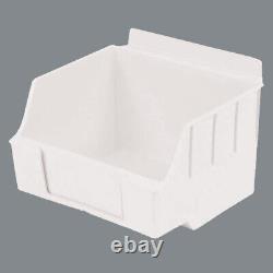 Storbox Standard Slatwall Display Bin WHITE- BOX OF 60