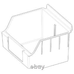 Storbox Standard Slatwall Display Bin WHITE- BOX OF 60