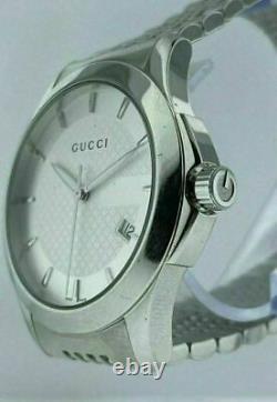 Store Display Model GUCCI G Timeless YA12640 Men's Quartz Watch MSRP $790