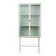 Sturdy And Durable Tall Freestanding Display Cupboard Glass Storage Cabinet