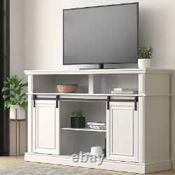 TV Stand Entertainment Center Console Media Display Storage with2 Doors for 65 TV