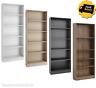 Tall Wide Wooden 4 Shelf Bookcase Shelving Display Storage Unit Cabinet Shelves