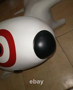 Target Dog Bullseye Store Display Large 31 x 32 x 16 Plastic Blow Mold RARE