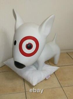 Target Dog Bullseye Store Display Large 31 x 32 x 16 Plastic Blow Mold RARE