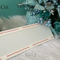 Tiffany&Co Lucite Store Sign Display Advertising Prop Sticker Back 3.5x28.25