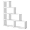Topbuy 4-layer Corner Storage Rack Freestanding Display Bookshelf