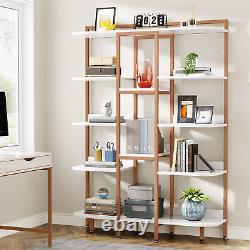 Tribesigns 5-Tier Bookshelf Bookcase Open Display Rack Storage Shelf Home Office