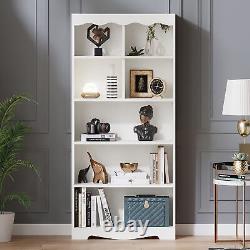 Tribesigns 5-Tier Tall Bookcase Bookshelf Modern Display Rack Storage Shelves