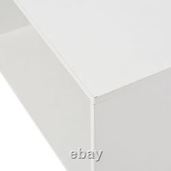 U-Can LED Coffee Table with Storage, Modern Center Table with Open Display