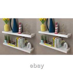 USA 4x Wall Shelves White 31.5 Display Hanging Storage Bookcase Furniture