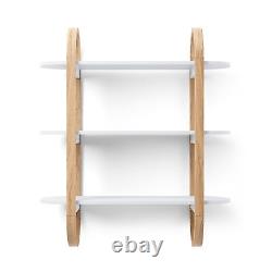 Umbra 1016859 Bellwood 29-1/2 x 9-5/16 Wood Display Shelf White