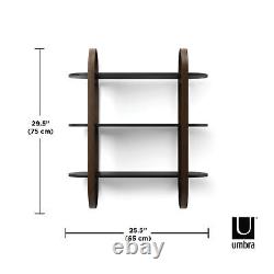 Umbra 1016859 Bellwood 29-1/2 x 9-5/16 Wood Display Shelf White