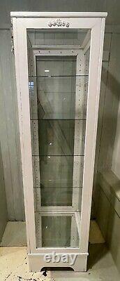 VNT Shop Store Shabby Chic Display Column Tower Cabinet glass shelves (1 of 2)