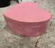 Victoria's Secret Vs Pink Monogram Hat Box Store Display Heart Box Rare Htf