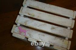 Victorias Secret PINK Store Display Wooden Crate White Washed EXTRA LARGE