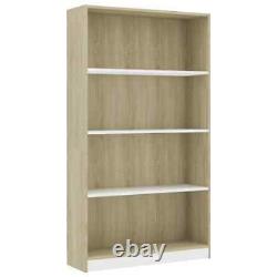 VidaXL Book Shelf Rack Storage Organizer Cabinet Bookcase Display Wood Bookshelf