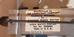 Vintage 1940's ELGIN Watch Mechanical Valentine's Day Store Display Original Box