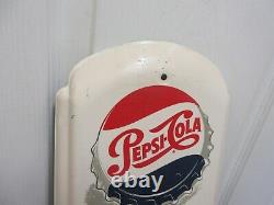 Vintage Advertising Pepsi Cola Soda Fountain Store Display Thermometer Tin 948-z