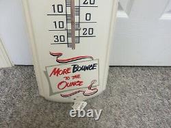 Vintage Advertising Pepsi Cola Soda Fountain Store Display Thermometer Tin 948-z