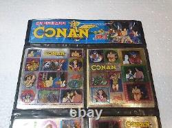 Vintage CONAN 1993 Sticker Lot new With Store Display Made In Korea