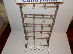 Vintage Candy From Brachs Candyland Store Display Rack Advertising
