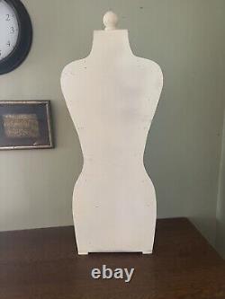 Vintage Hourglass Wooden Curio/ Display/storage Stand