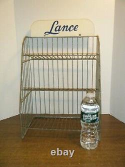 Vintage Lance Crackers / Cookies store Countertop metal display