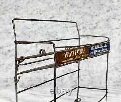 Vintage White Owl Cigars Robt. Burns Cigarillos Rack Store Advertising Display
