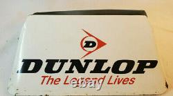Vtg Dunlop The Legend Lives Auto Car Truck Motorcycle Tire Stand Store Display