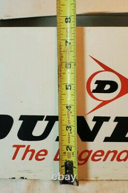 Vtg Dunlop The Legend Lives Auto Car Truck Motorcycle Tire Stand Store Display
