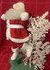Vtg Harold Gale Santa With White Tree Advertising Counter Store Display 19 Mint