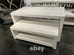 White Store Retail Display 2 Piece Nesting Tables