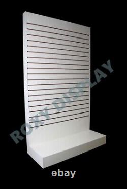 White Tower Slatwall Unit Knock down Display Store Fixture #SC-SWL-W