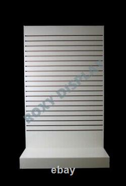 White Tower Slatwall Unit Knock down Display Store Fixture #SC-SWL-W