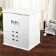 Wooden Desktop 8 Swing-out Cabinets Large Capacity Jewelry Storage Display Box