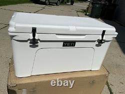 Yeti Tundra 75 White Store Display Nothing Ever Inside. Sold Out Rare Nice