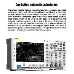 1014d 7 2channel Tablet Oscilloscope Stockage Numérique Affichage LCD Blanc
