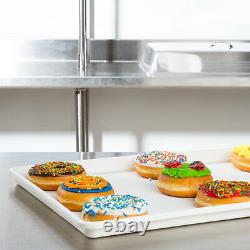 12 Pack 18 X 26 White Display Storage Tray Bakery Donut Cafe Cookie Serving