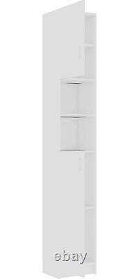 2 Portes Salle De Bain Cabinet Rangement Organisateur Linge Tour Display Stand Blanc Nouveau